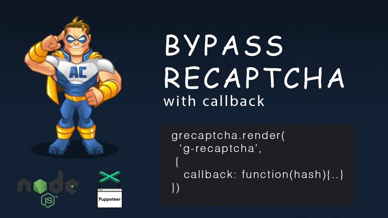 Skicka formulär med Recaptcha v2 med obfuskerad kod och anonym callback-funktion.